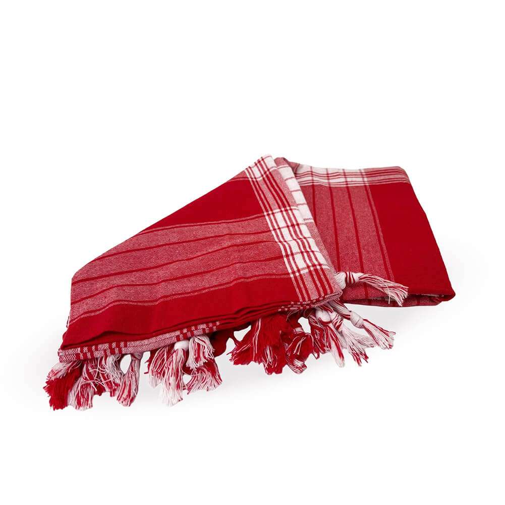 Pestemal red checkered 170 x 80 cm