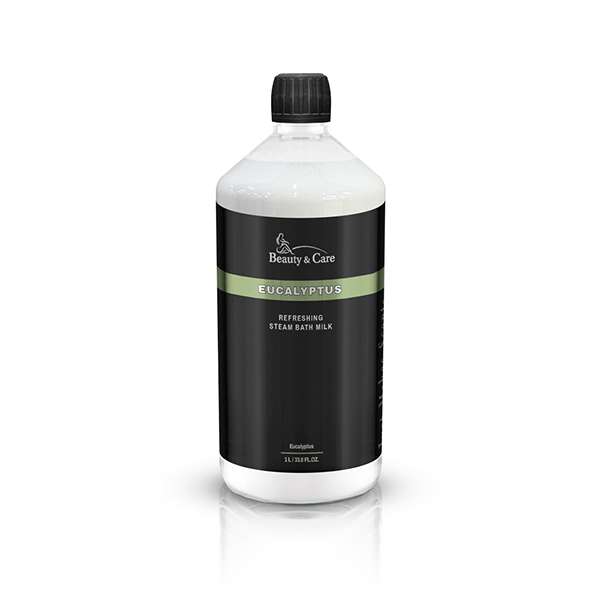 Eucalyptus stoombadmelk 1000ml zwarte dop